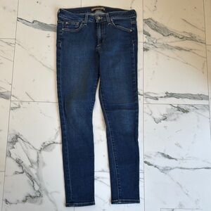Joe's Jeans The Icon Mid Rise Blue Skinny Ankle Denim